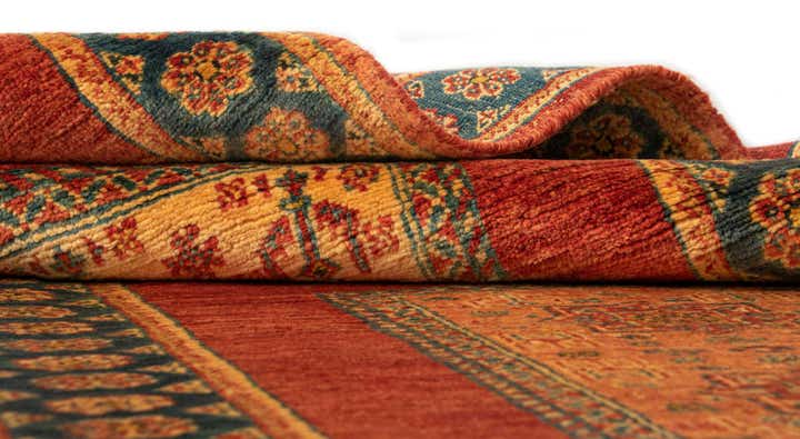 2' 7 x 6' 8 Luribaft Wool Runner Rug