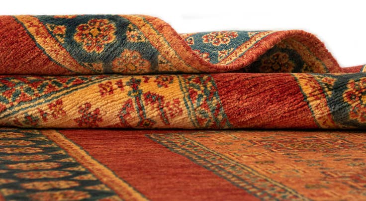 Detail image of 2' 7 x 6' 8 Luribaft Wool Runner Rug