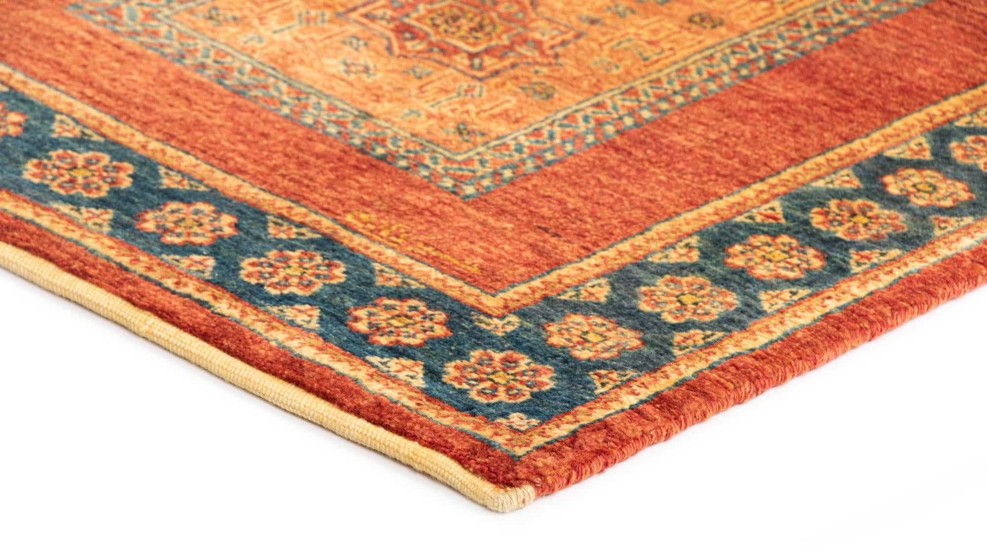 2' 7 x 6' 8 Luribaft Wool Runner Rug