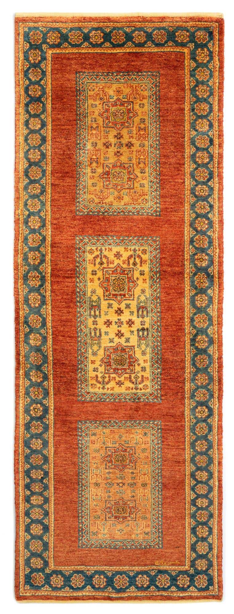 2' 7 x 6' 8 Luribaft Wool Runner Rug