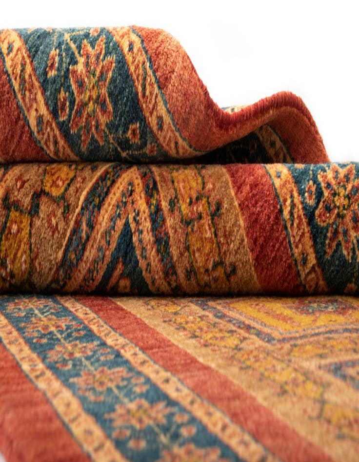 Detail image of 2' 9 x 6' 5 Luribaft Wool Runner Rug