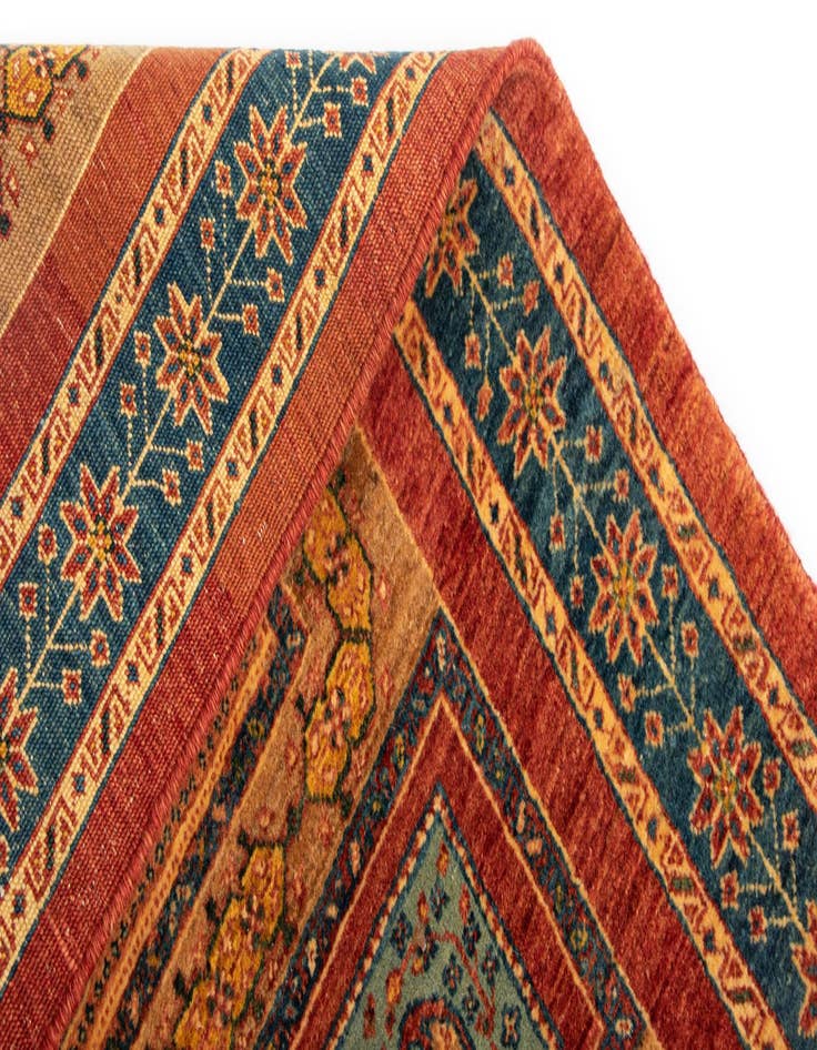 Detail image of 2' 9 x 6' 5 Luribaft Wool Runner Rug