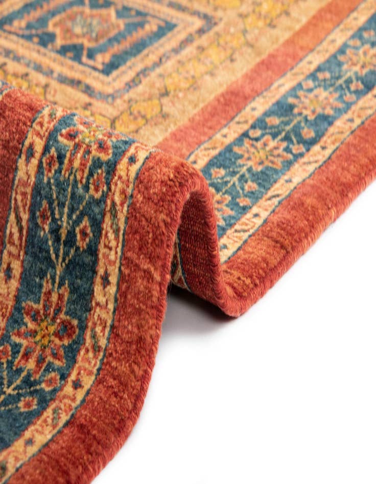 Detail image of 2' 9 x 6' 5 Luribaft Wool Runner Rug