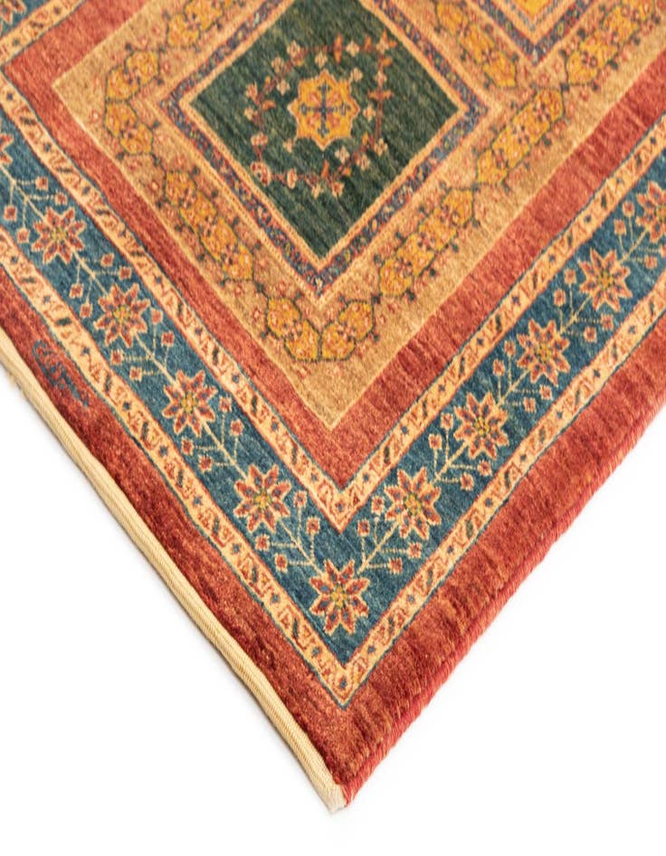 Detail image of 2' 9 x 6' 5 Luribaft Wool Runner Rug