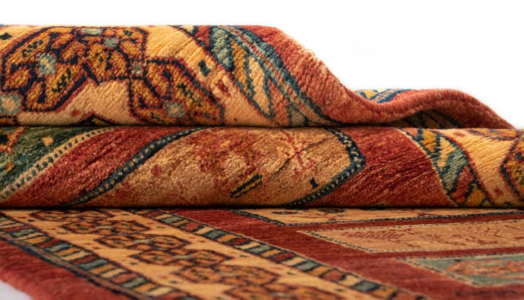 Detail image of 2' 9 x 6' 5 Luribaft Wool Runner Rug