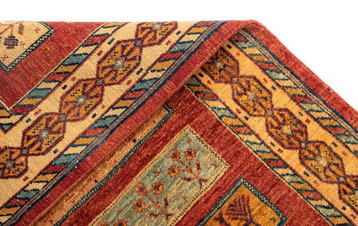 Detail image of 2' 9 x 6' 5 Luribaft Wool Runner Rug