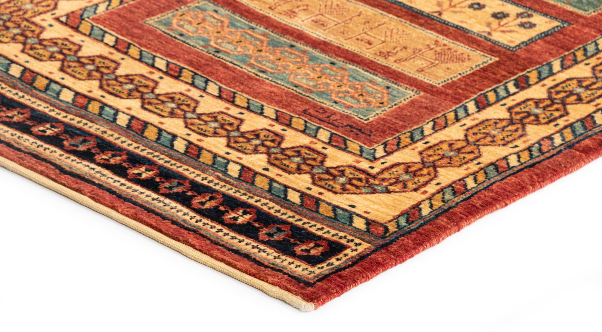 2' 9 x 6' 5 Luribaft Wool Runner Rug