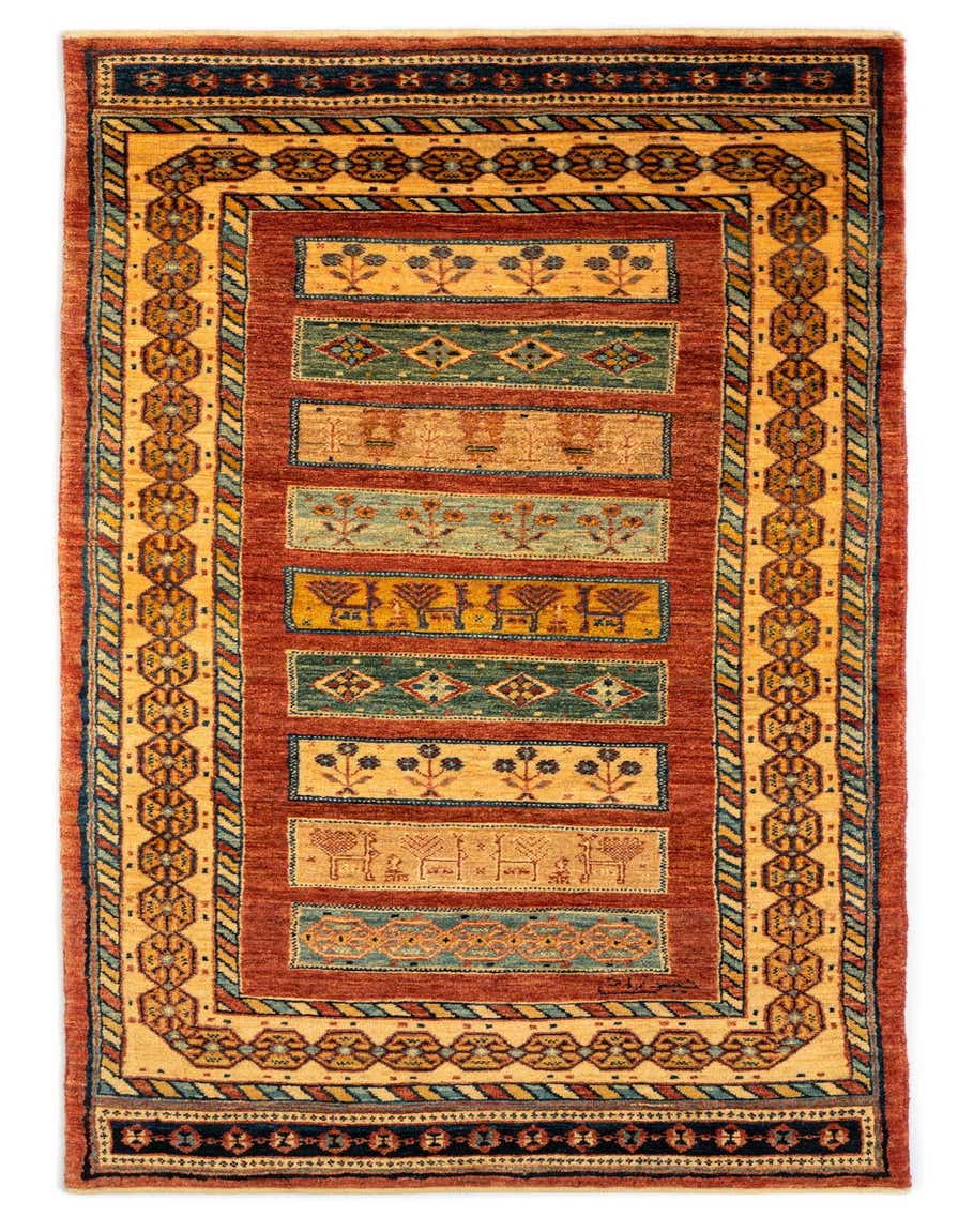 2' 9 x 6' 5 Luribaft Wool Runner Rug