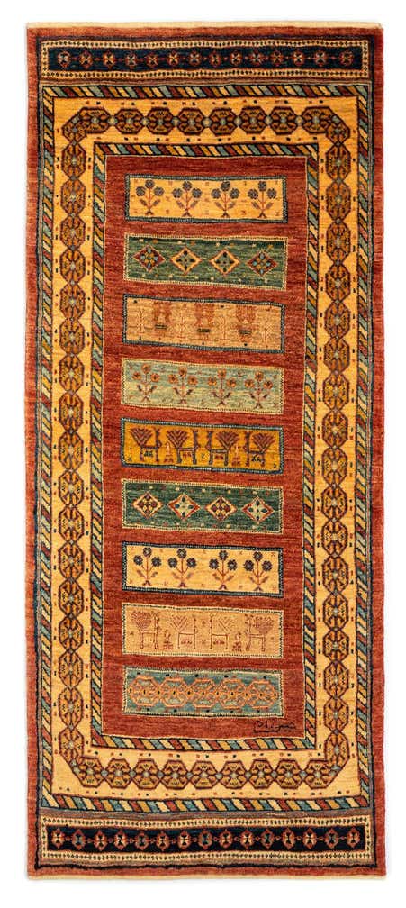 2' 9 x 6' 5 Luribaft Wool Runner Rug