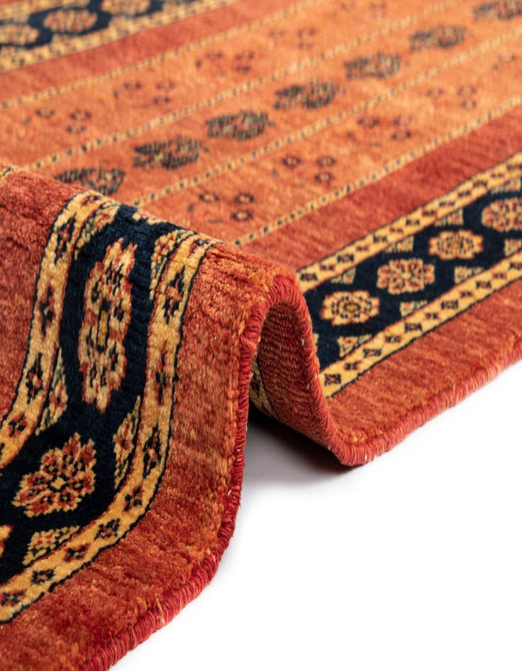 Detail image of 2' 10 x 6' 6 Luribaft Wool Runner Rug