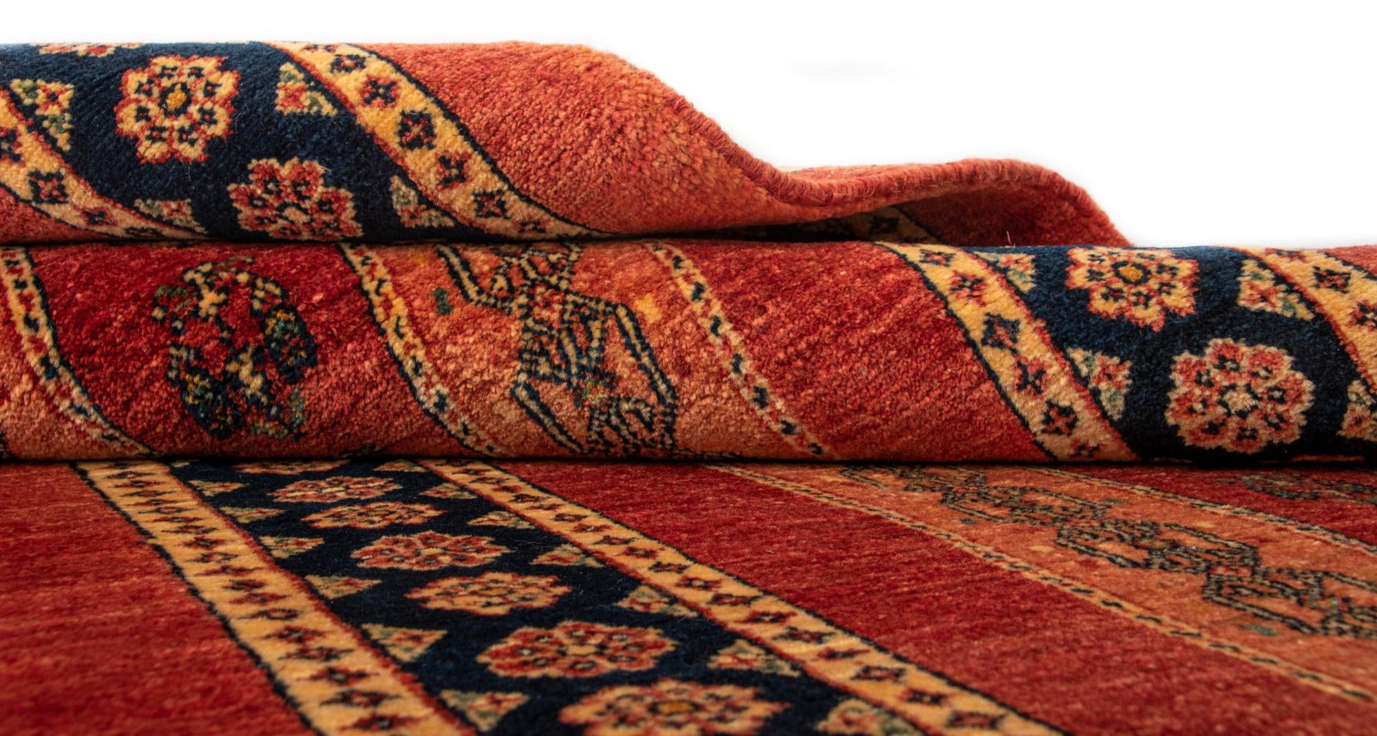 2' 8 x 6' 3 Luribaft Wool Runner Rug