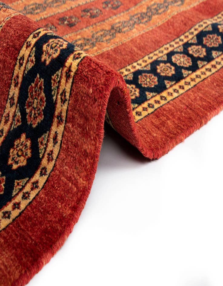 Detail image of 2' 8 x 6' 3 Luribaft Wool Runner Rug