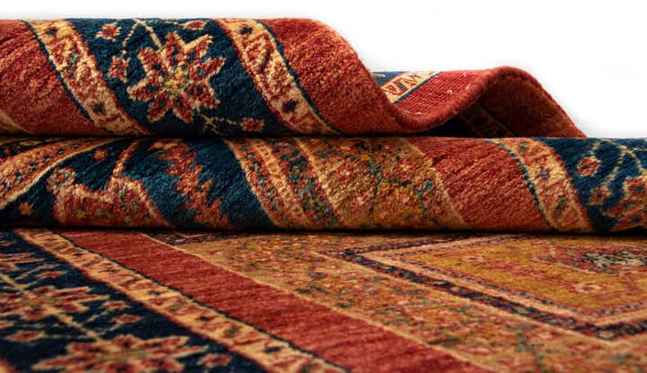 2' 8 x 6' 4 Luribaft Wool Runner Rug