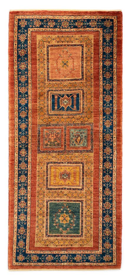 Detail image of 2' 8 x 6' 4 Luribaft Wool Runner Rug