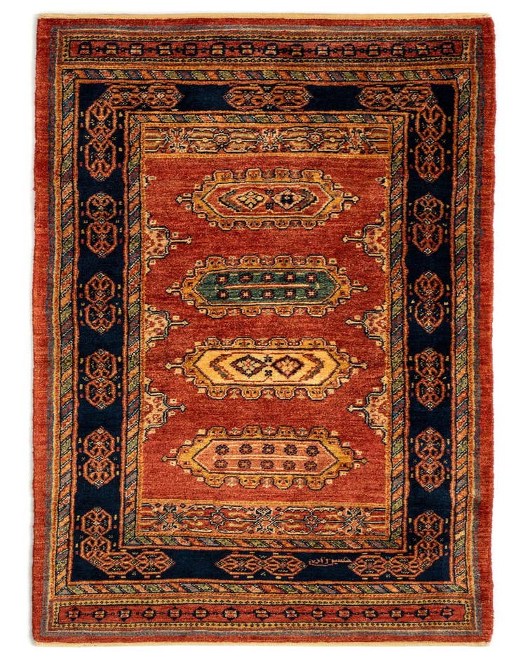Detail image of 2' 10 x 6' 4 Luribaft Wool Runner Rug