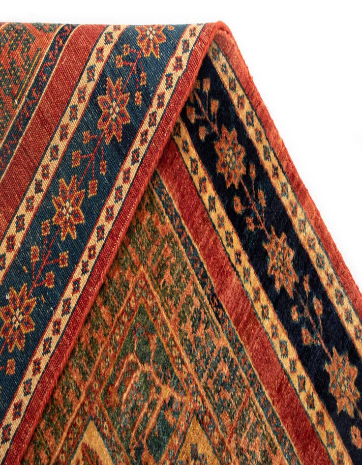 Detail image of 2' 7 x 6' 5 Luribaft Wool Runner Rug
