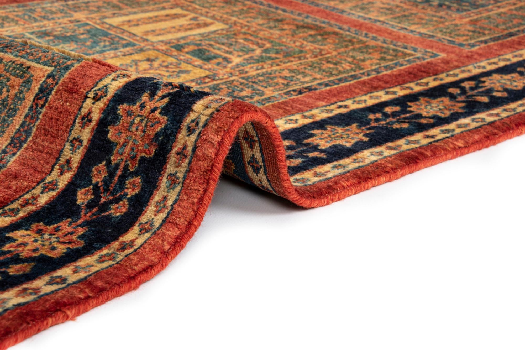 2' 7 x 6' 5 Luribaft Wool Runner Rug