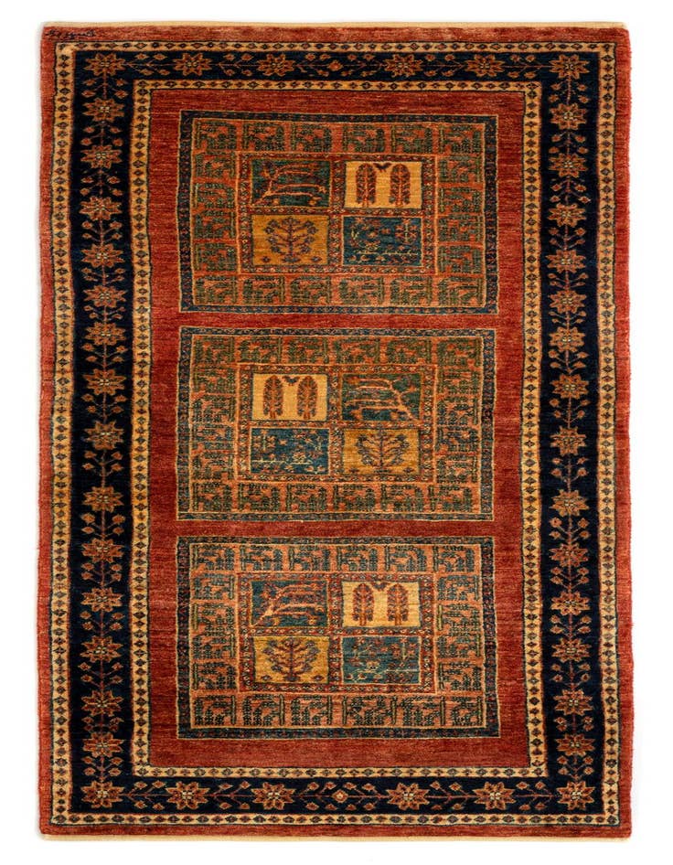 Detail image of 2' 7 x 6' 5 Luribaft Wool Runner Rug
