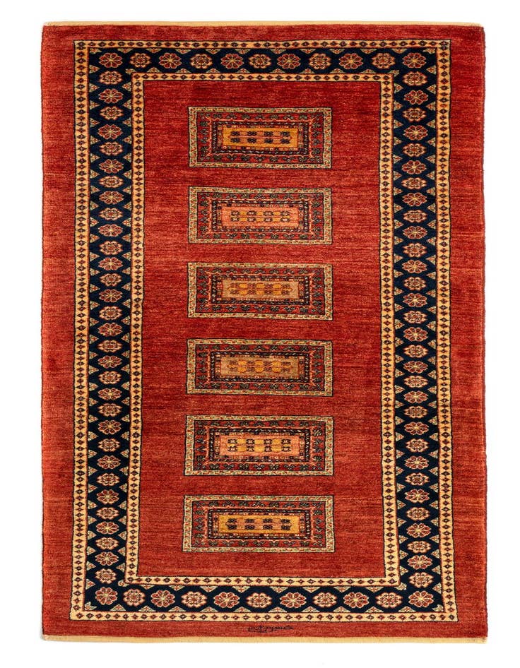 Detail image of 2' 9 x 6' 5 Luribaft Wool Runner Rug