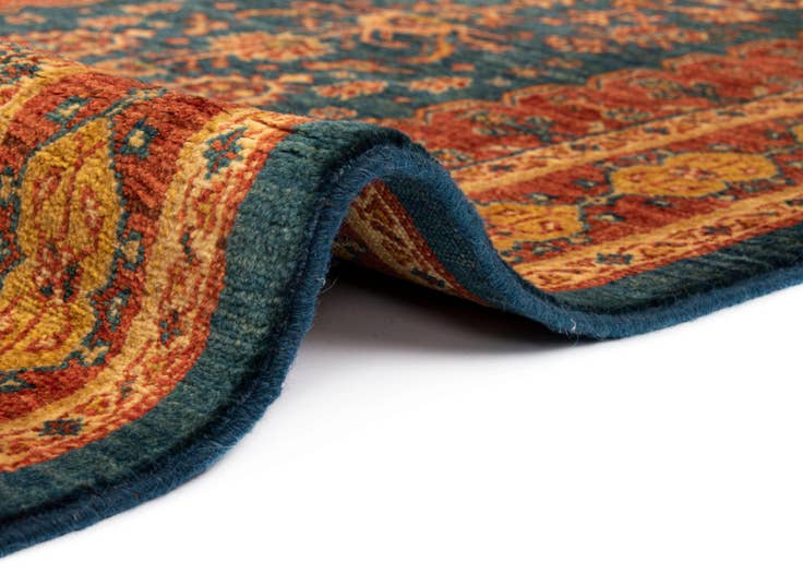 Detail image of 85cm x 310cm Luribaft Wool Runner Rug