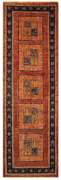 2' 10 x 8' 10 Luribaft Wool Runner Rug