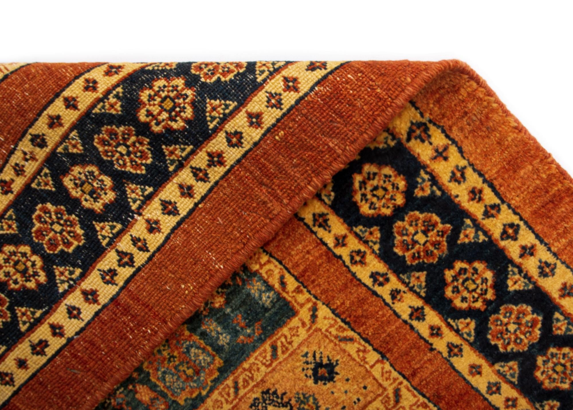 3' x 9' 3 Luribaft Wool Runner Rug