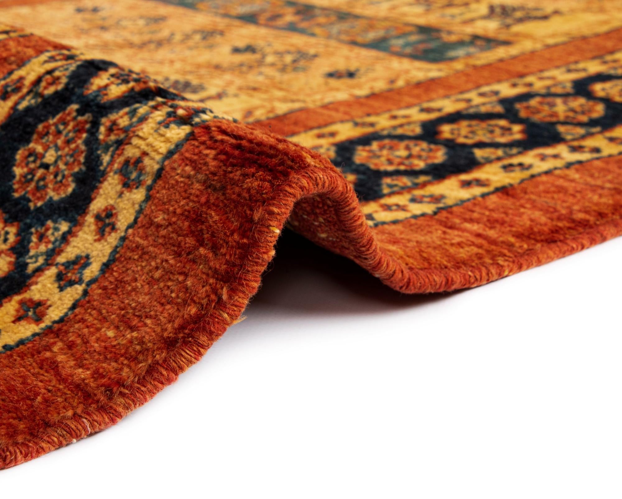 3' x 9' 3 Luribaft Wool Runner Rug