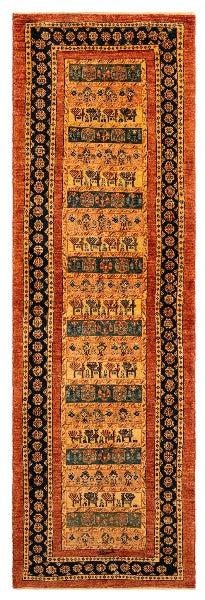 3' x 9' 3 Luribaft Wool Runner Rug