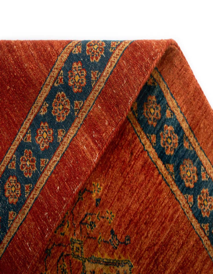 Detail image of 2' 8 x 9' 9 Luribaft Wool Runner Rug