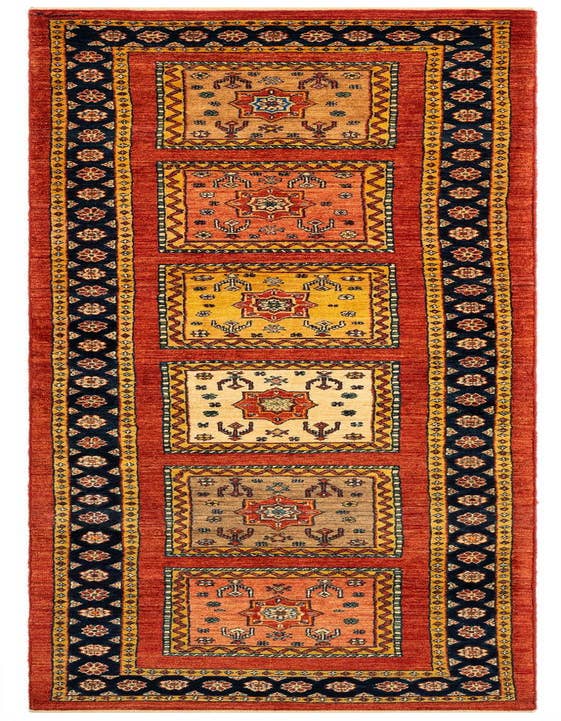 Detail image of 2' 7 x 9' 9 Luribaft Wool Runner Rug