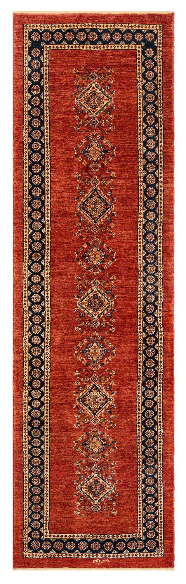2' 8 x 9' Luribaft Wool Runner Rug