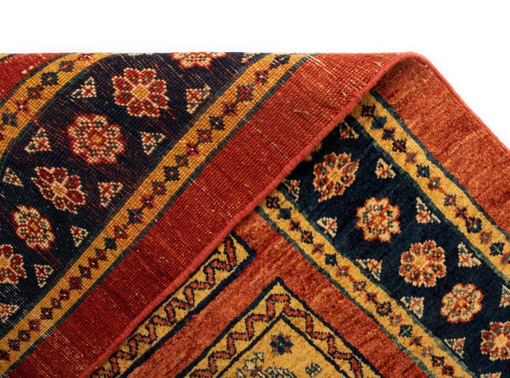Detail image of 2' 8 x 9' 4 Luribaft Wool Runner Rug