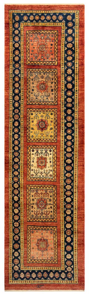 Detail image of 2' 8 x 9' 4 Luribaft Wool Runner Rug