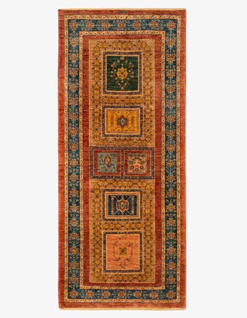 2' 9 x 6' 5 Luribaft Wool Runner Rug