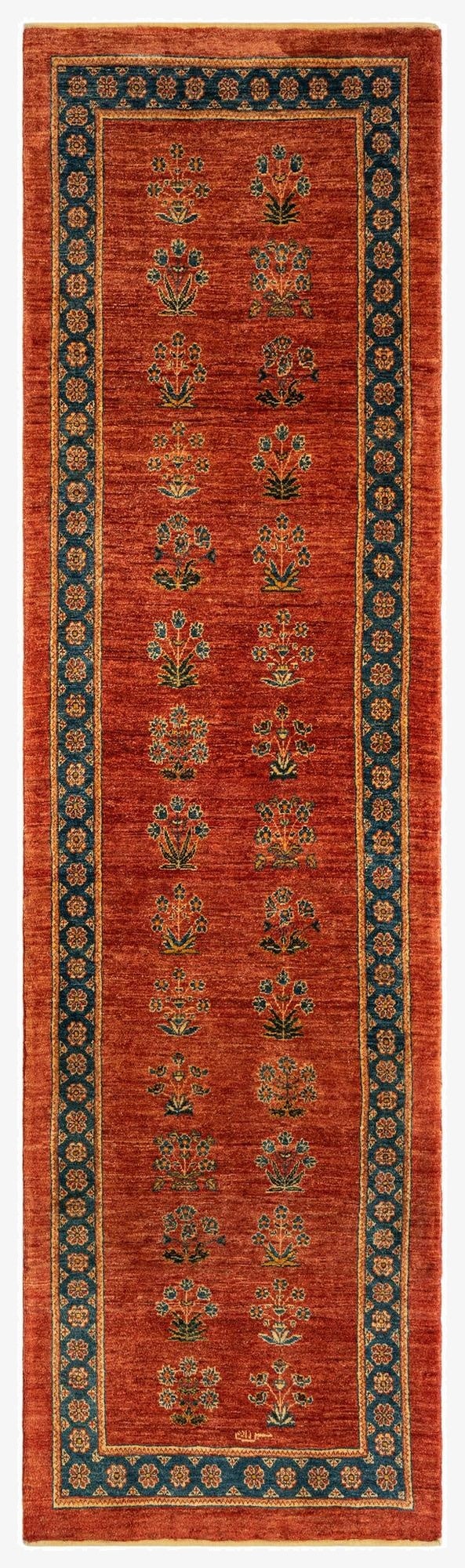 2' 8 x 9' 6 Luribaft Wool Runner Rug