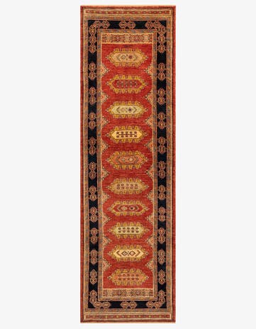 2' 11 x 9' 11 Luribaft Wool Runner Rug