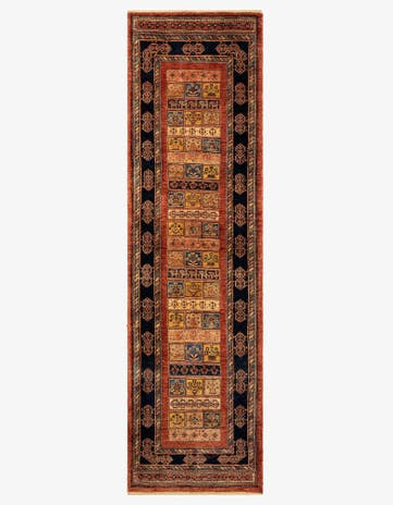 2' 8 x 9' 5 Luribaft Wool Runner Rug