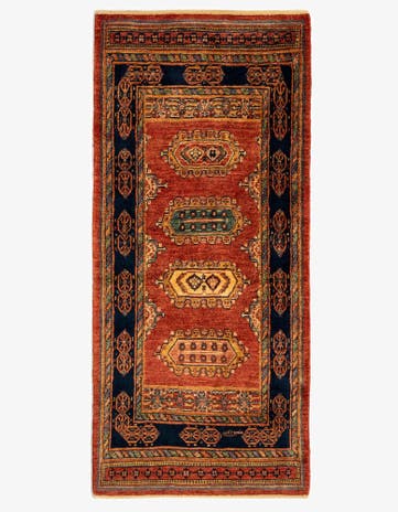 2' 10 x 6' 4 Luribaft Wool Runner Rug