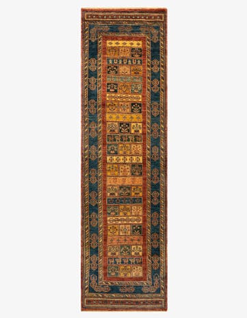 2' 8 x 9' 5 Luribaft Wool Runner Rug