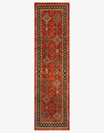 2' 9 x 9' 10 Luribaft Wool Runner Rug