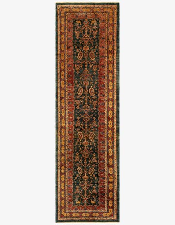2' 9 x 9' 6 Luribaft Wool Runner Rug