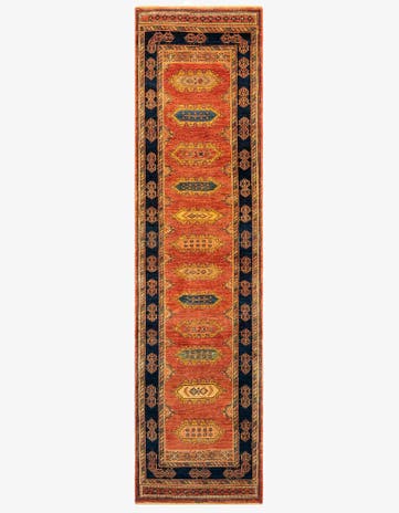 2' 9 x 10' 8 Luribaft Wool Runner Rug