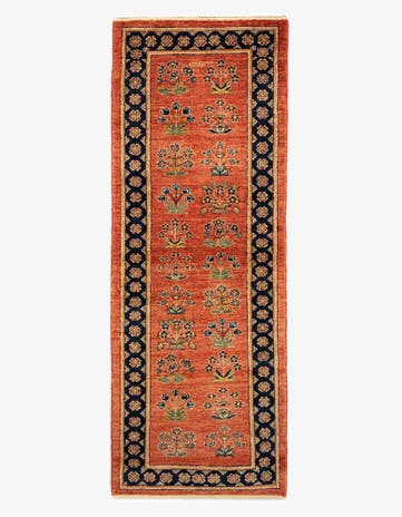 2' 4 x 6' 6 Luribaft Wool Runner Rug