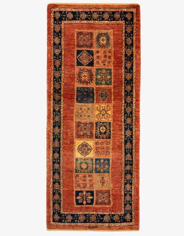 2' 9 x 6' 8 Luribaft Wool Runner Rug