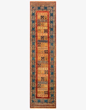 2' 7 x 10' 2 Luribaft Wool Runner Rug