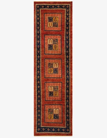 2' 11 x 10' 2 Luribaft Wool Runner Rug