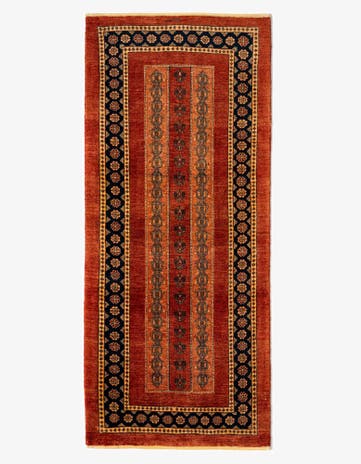 2' 8 x 6' 3 Luribaft Wool Runner Rug