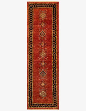 2' 10 x 9' 5 Luribaft Wool Runner Rug