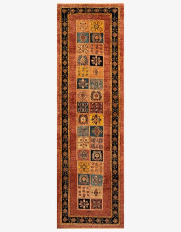 3' x 10' 2 Luribaft Wool Runner Rug