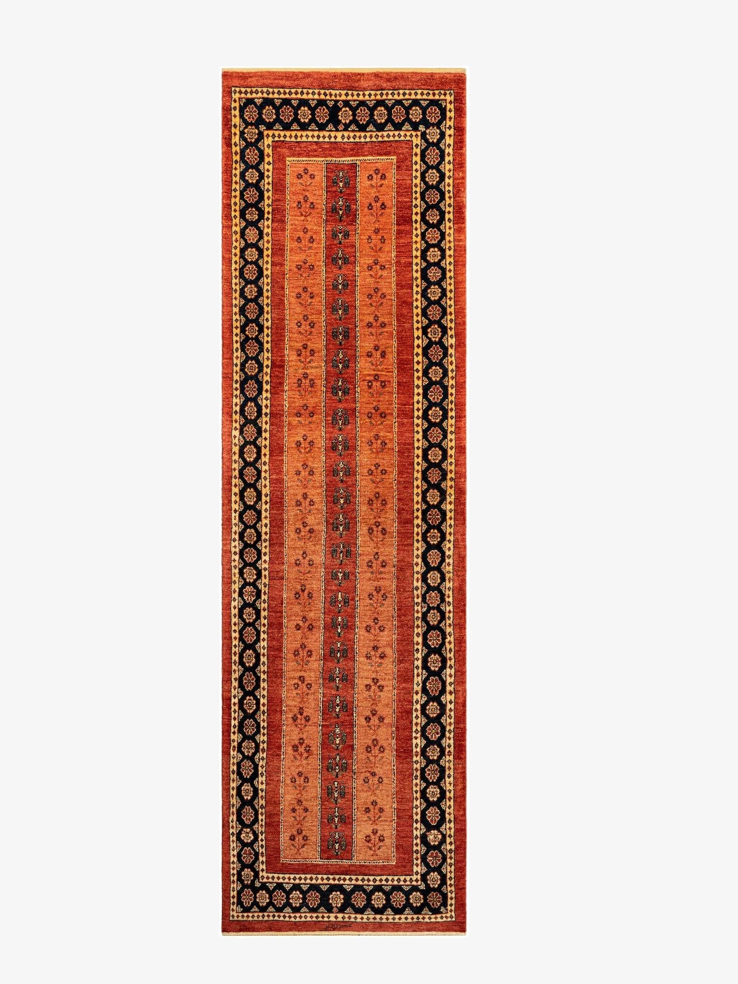 2' 9 x 9' 6 Luribaft Wool Runner Rug